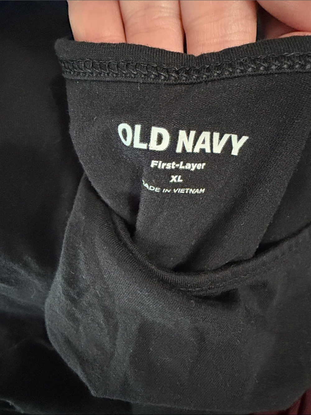 Set of 5 Old Navy First-Layer Tank Tops in Navy, Black, Burgundy, Camel & Brown - Picture 3 of 6